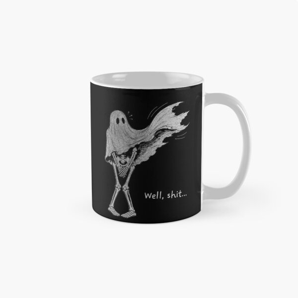 Item preview, WELL SHIT SKELETON HALLOWEEN FUNNY designed and sold by delllsdesigns.