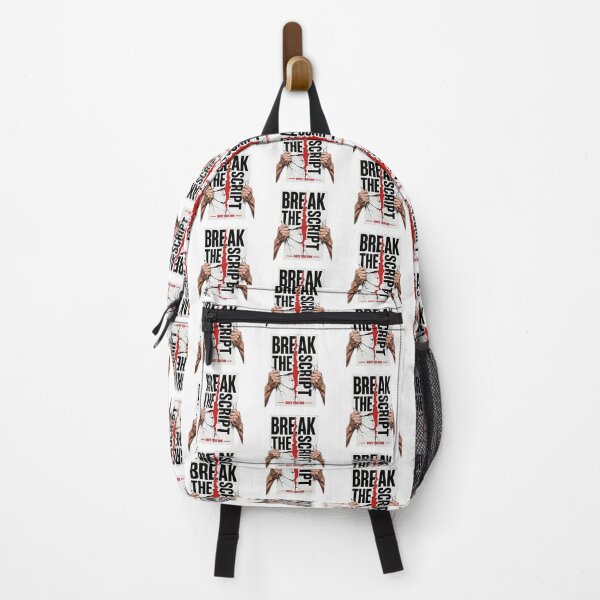 Item preview, BREAK THE SCRIPT - Hands Ripping Paper Red Tear Motivational Streetwear designed and sold by VYBE DARK Studio.