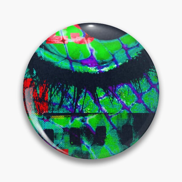 Item preview, EYES ON THE PRIZE – Neon Experimental Poster | Psychedelic Abstract Graphic Art | Alternative Wall Print designed and sold by angelinarfl.