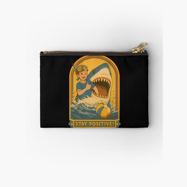 Item preview, Positive Vintage Funny Vinyl Shark  designed and sold by TondaDasilva.