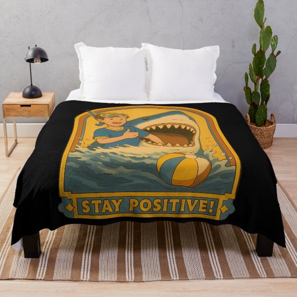 Item preview, Positive Vintage Funny Vinyl Shark designed and sold by TondaDasilva.