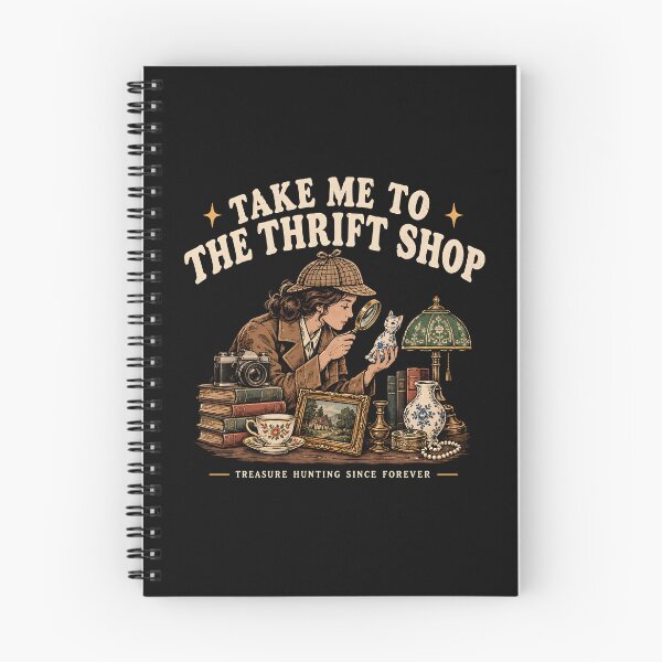 Item preview, Take Me To The Thrift Shop Vintage Thrifting Lover Retro Cottagecore Treasure Hunters designed and sold by Lina Caro.