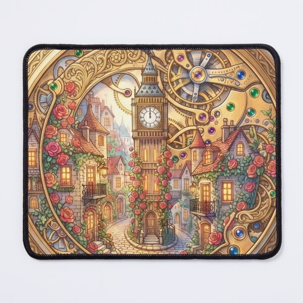 Item preview, Miniature City Inside an Antique Pocket Watch designed and sold by ImageryLoom.
