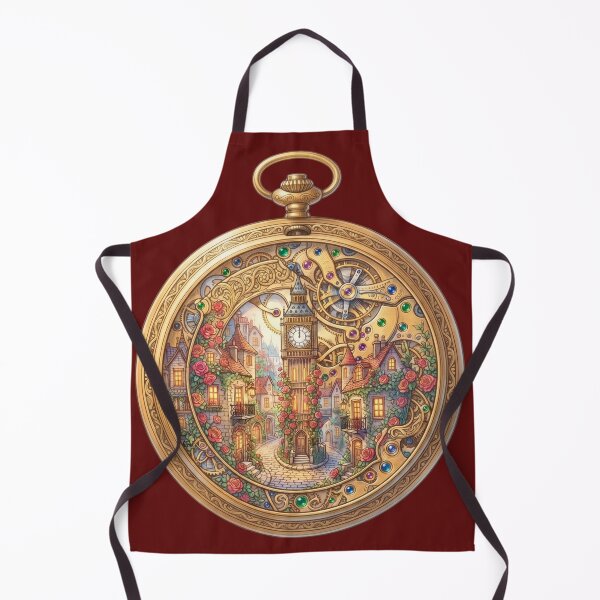 Item preview, Miniature City Inside an Antique Pocket Watch designed and sold by ImageryLoom.