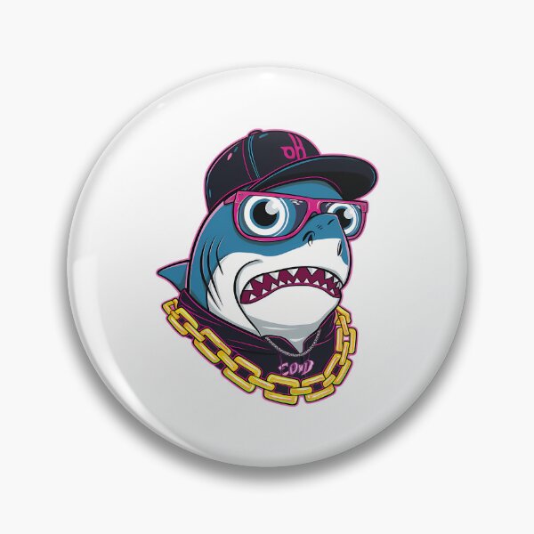 Item preview, Shark With Glasses Hip Hop designed and sold by TondaDasilva.