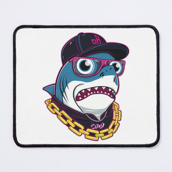 Item preview, Shark With Glasses Hip Hop designed and sold by TondaDasilva.