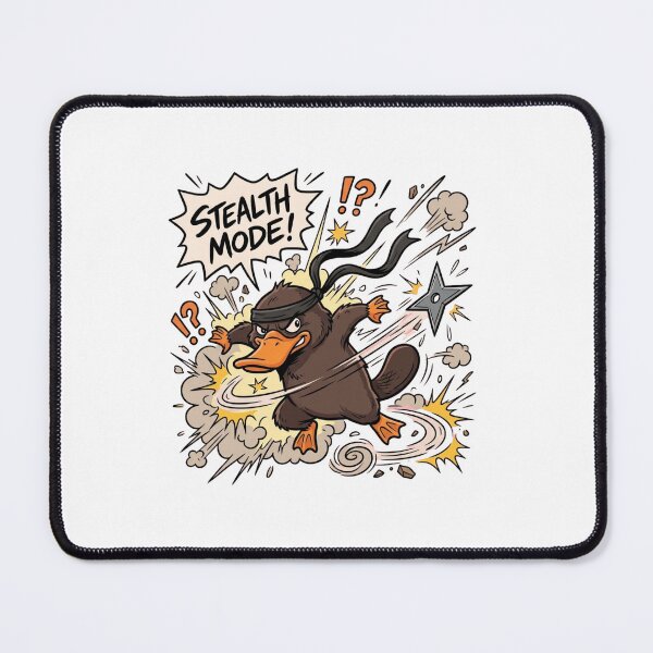 Item preview, Funny Ninja Platypus Stealth Mode Meme designed and sold by jeshands.