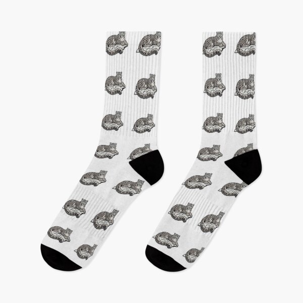 Item preview, Majestic Snow Leopard Resting On Rock designed and sold by Owcomm.