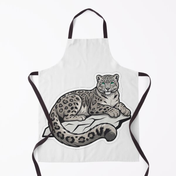 Item preview, Majestic Snow Leopard Resting On Rock designed and sold by Owcomm.