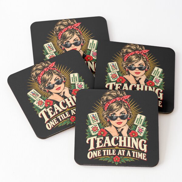 Item preview, Mahjongg Teacher Shirt | Teaching One Tile at a Time | American Mahjong Instructor Gift designed and sold by WearVerse440.