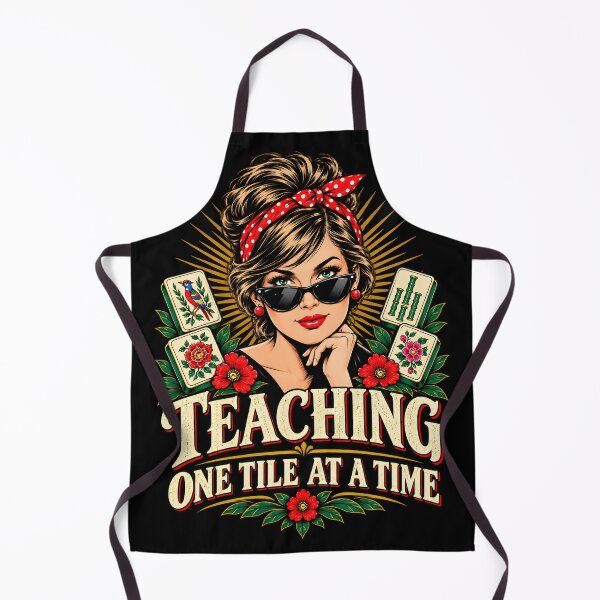 Item preview, Mahjongg Teacher Shirt | Teaching One Tile at a Time | American Mahjong Instructor Gift designed and sold by WearVerse440.