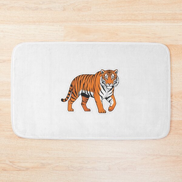 Item preview, Wild Majestic Bengal Tiger Prowling Illustration designed and sold by Owcomm.