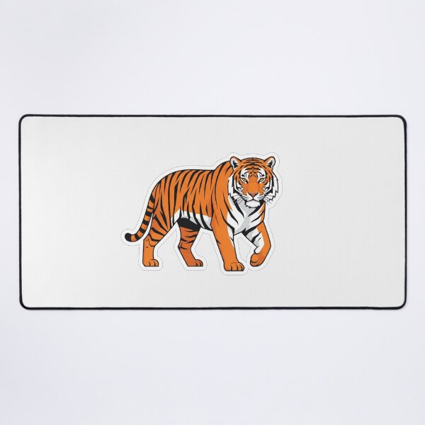 Item preview, Wild Majestic Bengal Tiger Prowling Illustration designed and sold by Owcomm.