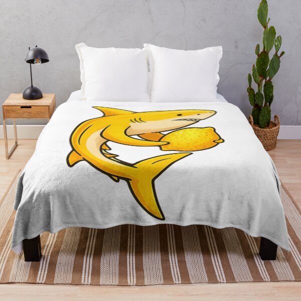 Item preview, Fruit Lemon Shark Vinyl Sticker Water-Resistant 5-Inch Cute Aesthetic Decals designed and sold by TondaDasilva.