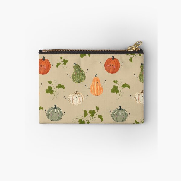 Item preview, Kawaii Autumn Pumpkin Harvest Cozy with Green Leaves designed and sold by somecallmeninastudio .