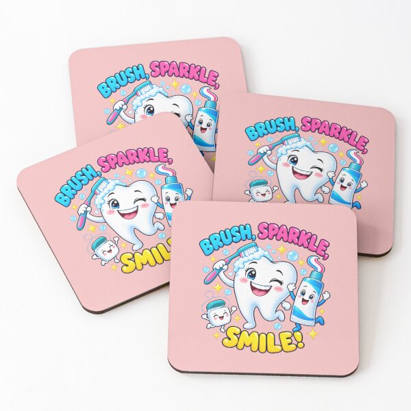 Item preview, Brush, Sparkle, Smile! – Cute Tooth Brushing Design for Kids designed and sold by NinaCreator.