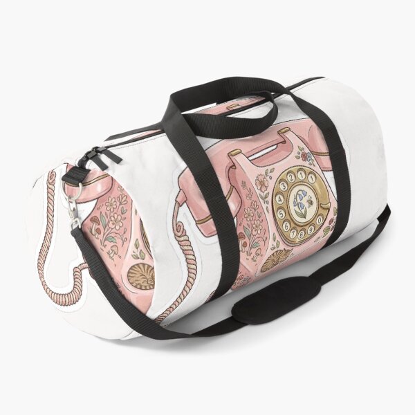 Item preview, Retro Pink Rotary Phone Aesthetic - Vintage Telephone Sticker Vector Design designed and sold by Nubian Style.
