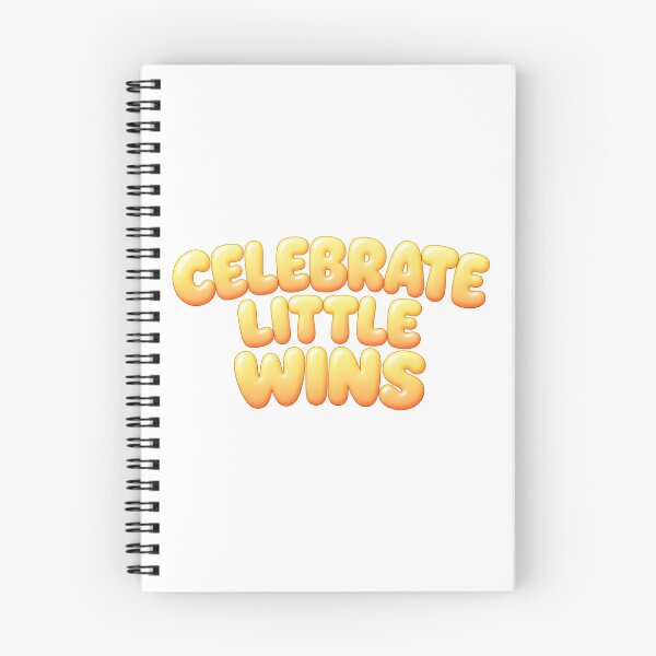 Item preview, Celebrate Little Wins Pastel Bubble Text designed and sold by Inkworksbyshery.