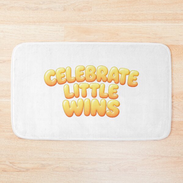 Item preview, Celebrate Little Wins Pastel Bubble Text designed and sold by Inkworksbyshery.
