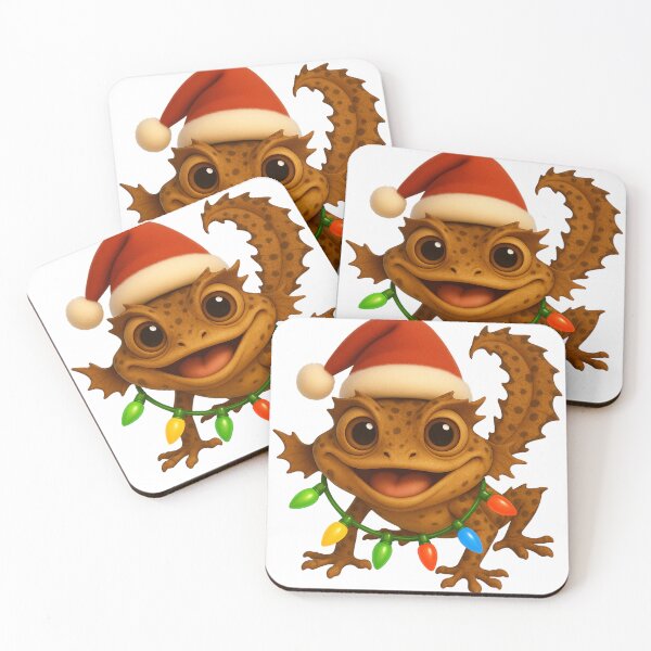 Item preview, Satanic Leaf-Tailed Gecko Christmas designed and sold by Sillytoe.