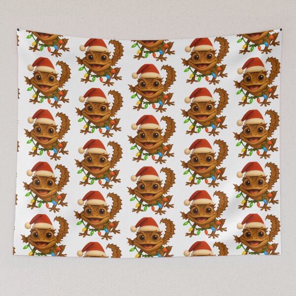 Item preview, Satanic Leaf-Tailed Gecko Christmas designed and sold by Sillytoe.