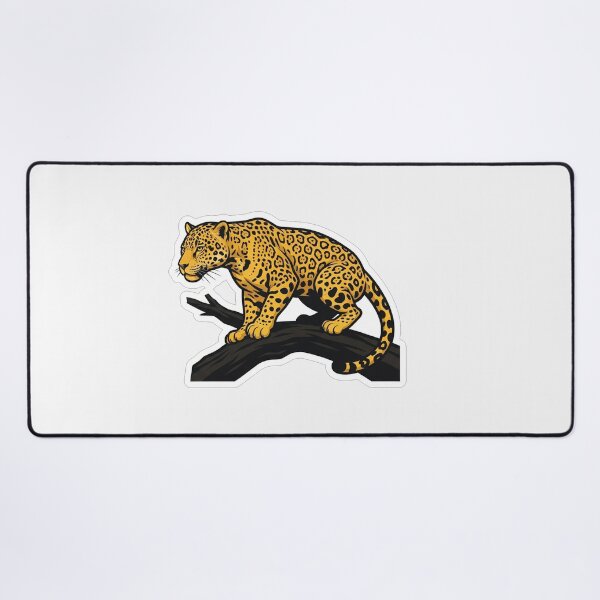 Item preview, Majestic Leopard Prowling on a Tree Branch designed and sold by Owcomm.