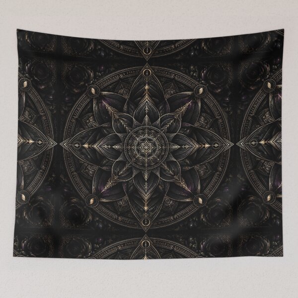 Item preview, Shadow‑Bloom Mandala designed and sold by Bluejai Shop.