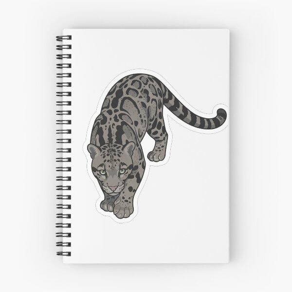 Item preview, Majestic Leopard Walking Downward Wildlife Illustration designed and sold by Owcomm.