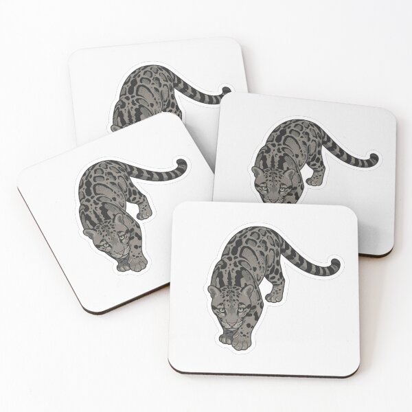 Item preview, Majestic Leopard Walking Downward Wildlife Illustration designed and sold by Owcomm.