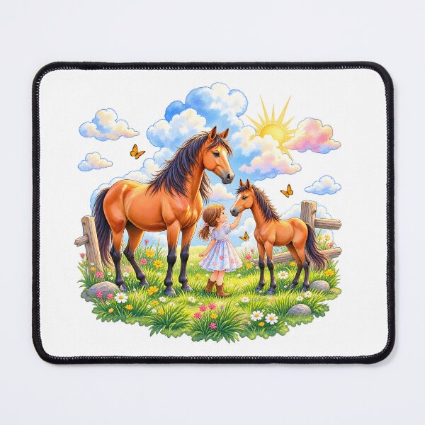 Item preview, Horses in the pasture designed and sold by bambinella.de.