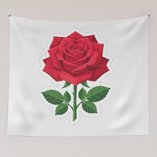Item preview, Classic Red Rose Botanical Illustration designed and sold by Owcomm.