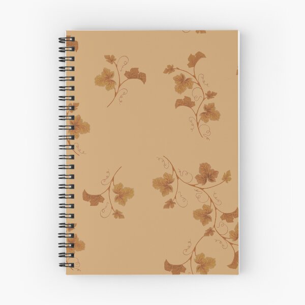 Item preview, Brown Botanical Vine Autumn Cozy on Caramel Background designed and sold by somecallmeninastudio .