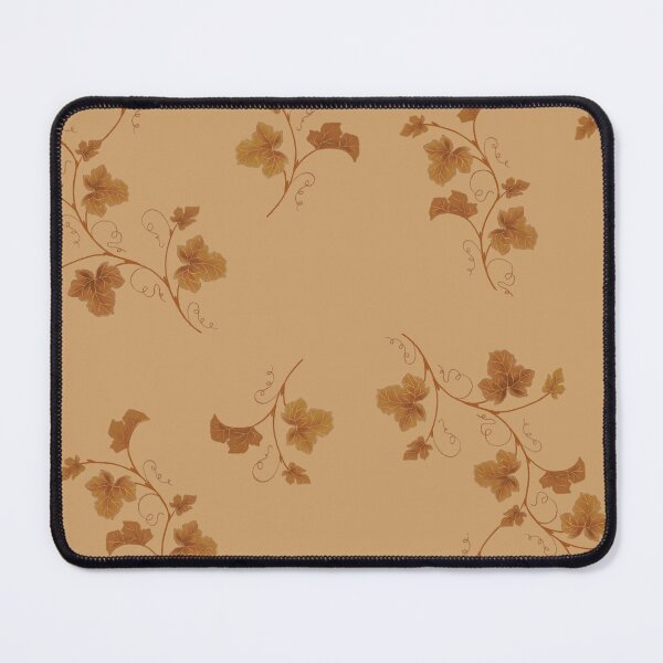 Item preview, Brown Botanical Vine Autumn Cozy on Caramel Background designed and sold by somecallmeninastudio .