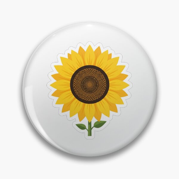 Item preview, Bright Yellow Sunflower Floral Botanical Illustration designed and sold by Owcomm.