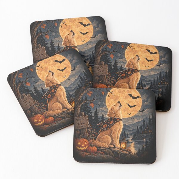 Item preview, Halloween Golden Retriever designed and sold by Petsthetic.