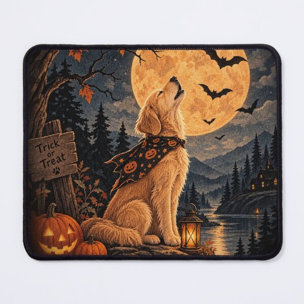 Item preview, Halloween Golden Retriever designed and sold by Petsthetic.