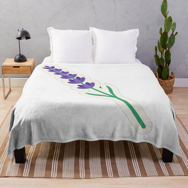 Item preview, Charming Purple Lavender Flower Botanical Illustration designed and sold by Owcomm.