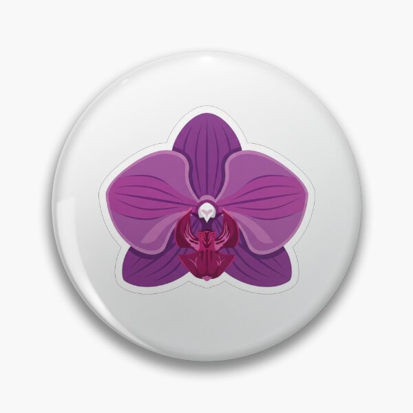 Item preview, Vibrant Purple Orchid Flower Vector Illustration designed and sold by Owcomm.