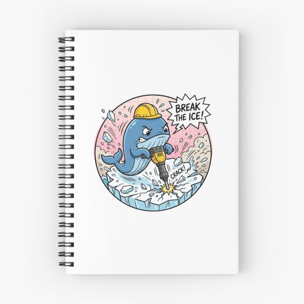 Item preview, Funny Whale Jackhammer Break The Ice Meme designed and sold by jeshands.