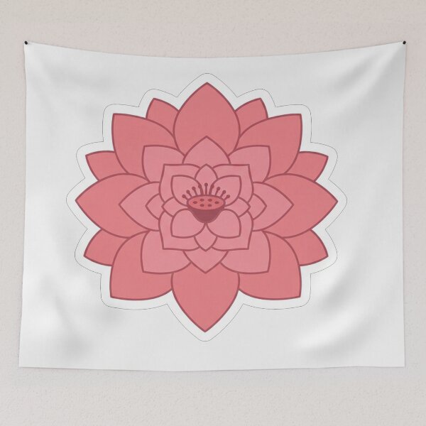 Item preview, Pink Lotus Flower Mandala Zen Blossom designed and sold by Owcomm.