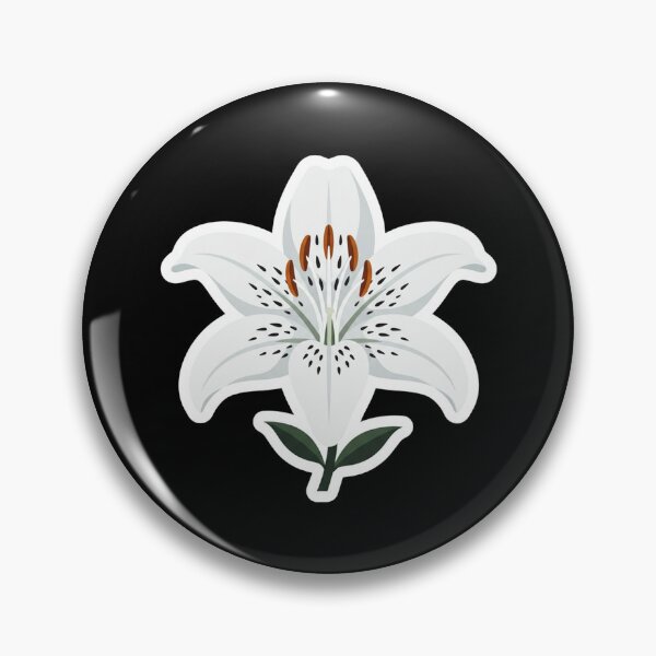 Item preview, Elegant White Lily Flower Illustration Nature Lover designed and sold by Owcomm.