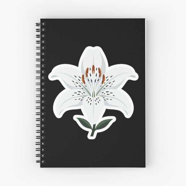 Item preview, Elegant White Lily Flower Illustration Nature Lover designed and sold by Owcomm.