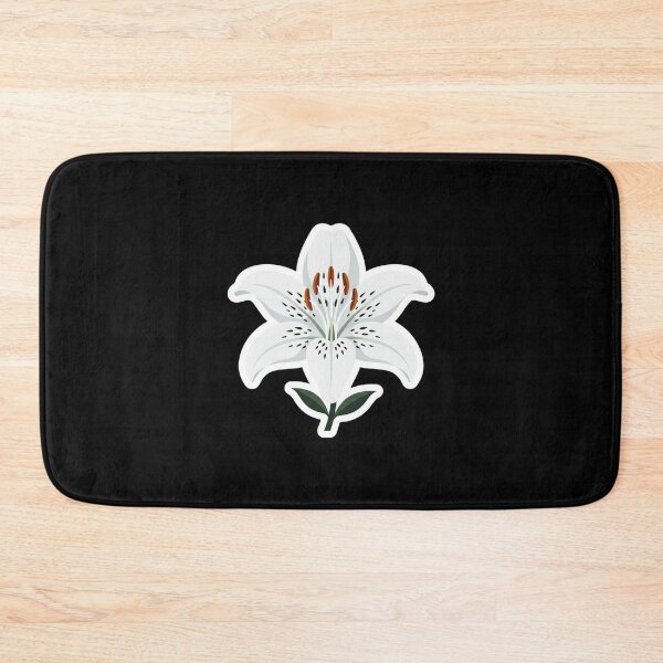 Item preview, Elegant White Lily Flower Illustration Nature Lover designed and sold by Owcomm.