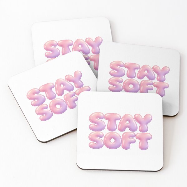 Item preview, Stay Soft Pastel Bubble Text designed and sold by Inkworksbyshery.