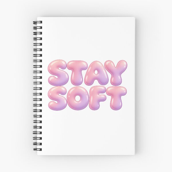 Item preview, Stay Soft Pastel Bubble Text designed and sold by Inkworksbyshery.