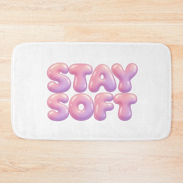 Item preview, Stay Soft Pastel Bubble Text designed and sold by Inkworksbyshery.