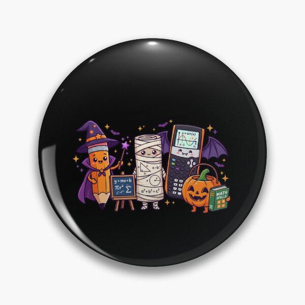 Item preview, Spooky School Supplies Math designed and sold by TeeARTHY.