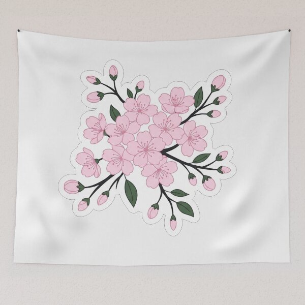 Item preview, Pink Cherry Blossom Floral Spring Aesthetic designed and sold by Owcomm.