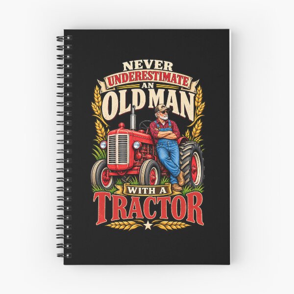 Item preview, Never Underestimate An Old Man With A Tractor .. Funny Farmer Gift designed and sold by Ridaelb.