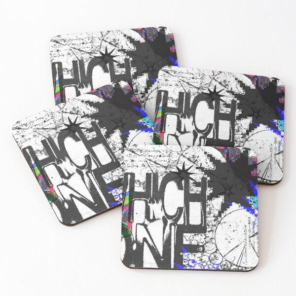 Item preview, HIGH ON LIFE – Experimental Collage | Abstract Graffiti Art | Psychedelic Graphic Print designed and sold by angelinarfl.